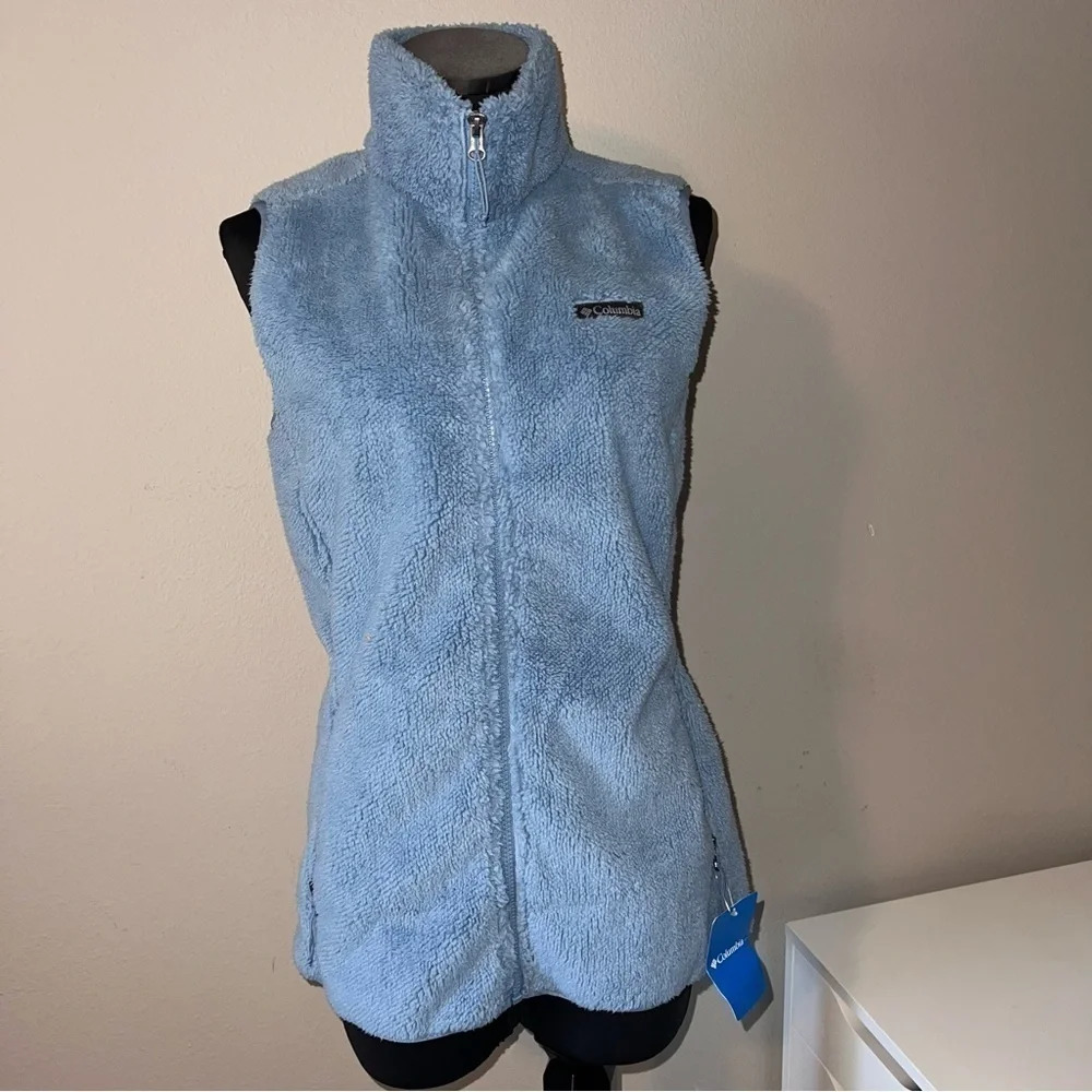 Columbia Women's Painted Sky EXS Fleece vest size XS ❤️